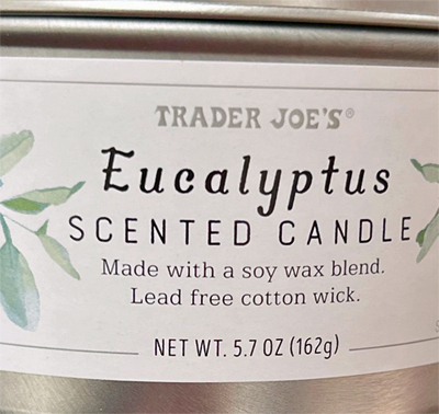 Trader Joe’s Eucalyptus Scented Candle Reviews