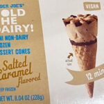 Trader Joe's Hold the Dairy Salted Caramel Ice Cream Cones