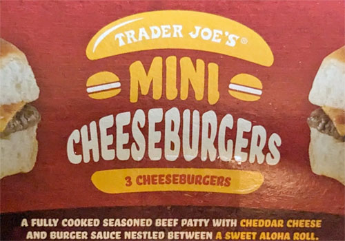 Trader Joe's Mini Cheeseburgers