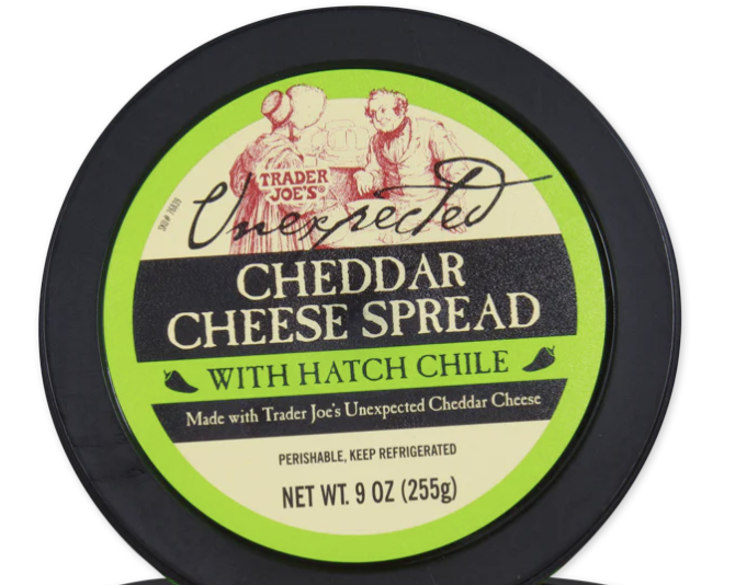 Trader Joe’s Unexpected Cheddar Cheese Spread with Hatch Chile Reviews