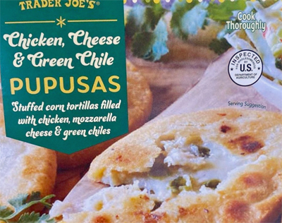 Trader Joe’s Chicken, Cheese & Green Chile Pupusas Reviews
