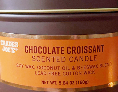 Trader Joe’s Chocolate Croissant Candle Reviews