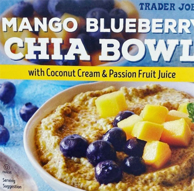 Trader Joe's Mango Blueberry Chia Bowl