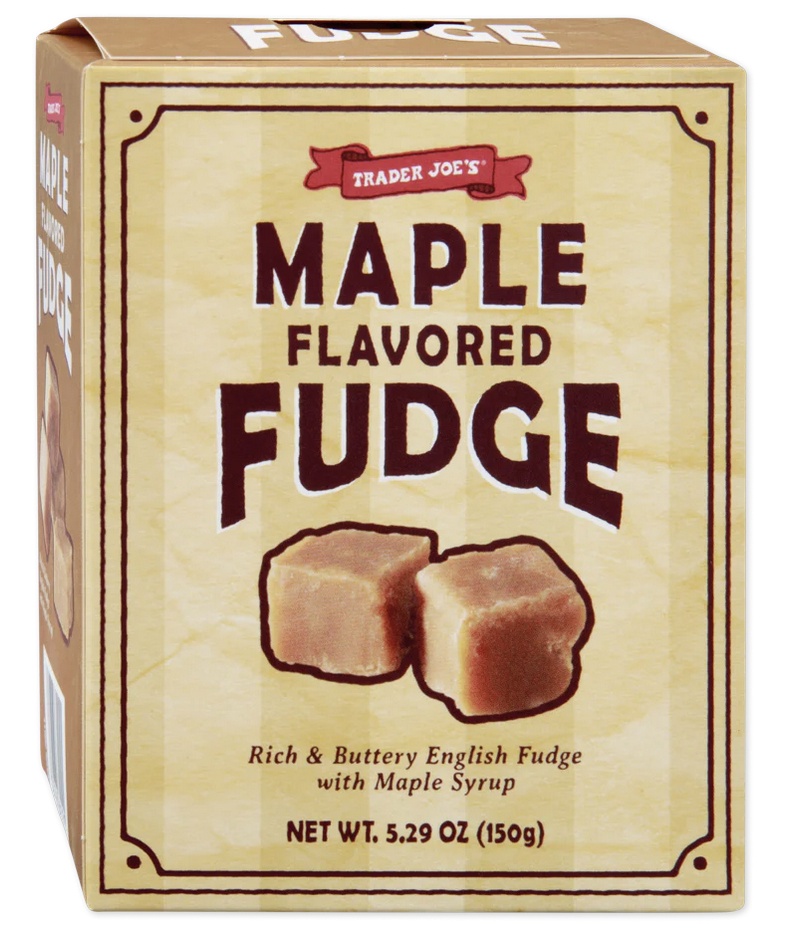 Trader Joe's Maple Flavored Fudge