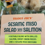 Trader Joe's Sesame Miso Salad with Salmon
