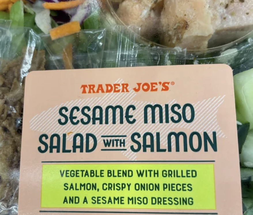 Trader Joe’s Sesame Miso Salad with Salmon Reviews