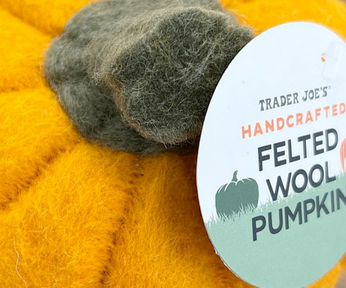 Trader Joe’s Felted Wool Pumpkin Reviews