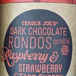 Trader Joe's Dark Chocolate Rondos with Raspberry, Strawberry, and Tart Cherry