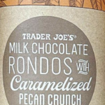 Trader Joe's Milk Chocolate Rondos with Caramelized Pecan Crunch