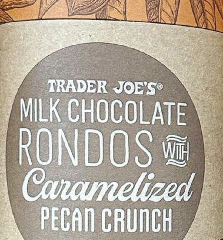 Trader Joe’s Milk Chocolate Rondos with Caramelized Pecan Crunch Reviews