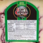 Gran Capitan Hard Cheese with Black Olive Paste