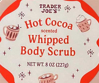 Trader Joe's Hot Cocoa Whipped Body Scrub