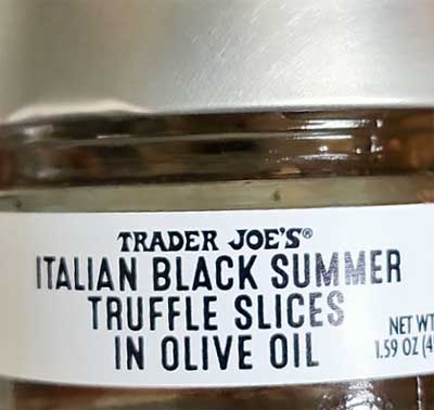 Trader Joe’s Italian Black Summer Truffle Slices in Olive Oil Reviews
