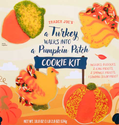 Trader Joe’s A Turkey Walks Into a Pumpkin Patch Cookie Kit Reviews