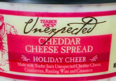 Trader Joe’s Holiday Cheer Unexpected Cheddar Cheese Spread Reviews