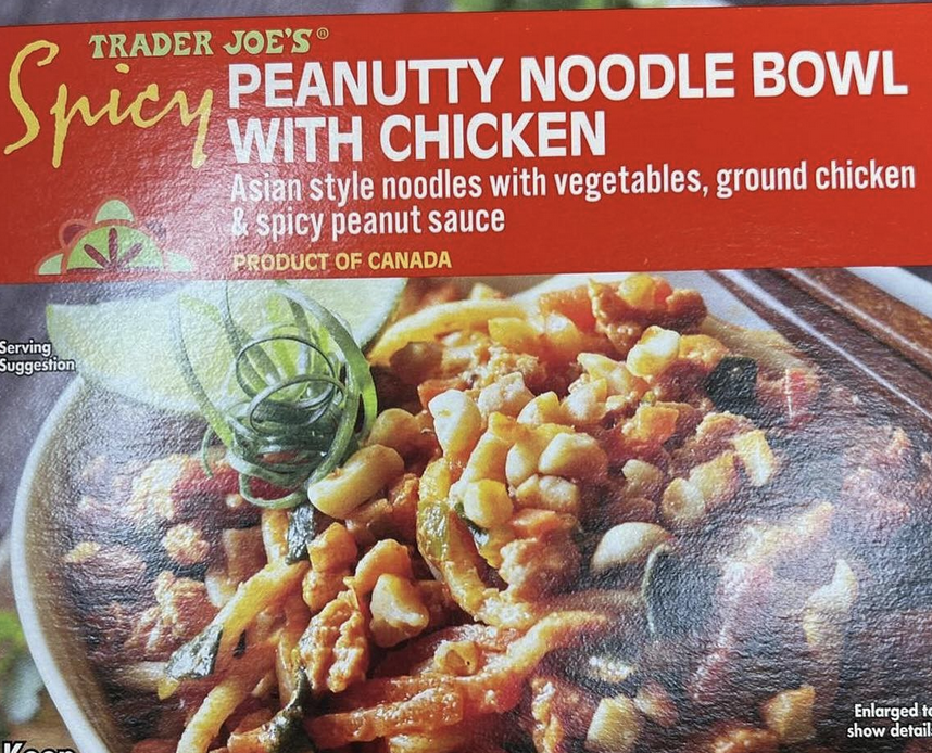 Trader Joe’s Spicy Peanutty Noodle Bowl with Chicken Reviews