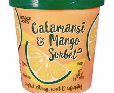 Trader Joe's Calamansi & Mango Sorbet