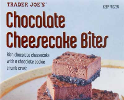 Trader Joe's Chocolate Cheesecake Bites