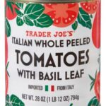 Trader Joe's Italian Whole Peeled Tomatoes with Basil Leaf