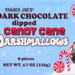 Trader Joe's Dark Chocolate Dipped Candy Cane Marshmallows