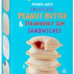 Trader Joe's Crustless Peanut Butter & Strawberry Jam Sandwiches