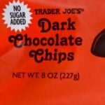 Trader Joe's Dark Chocolate Chips No Sugar Added
