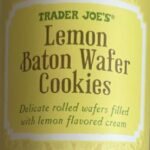 Trader Joe's Lemon Baton Wafer Cookies