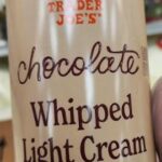 Trader Joe's Chocolate Whipped Light Cream