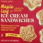 Trader Joe's Maple Leaf Ice Cream Sandwiches