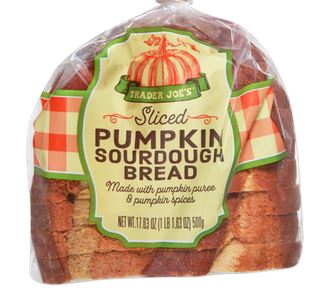 Trader Joe's Sliced Pumpkin Sourdough Bread