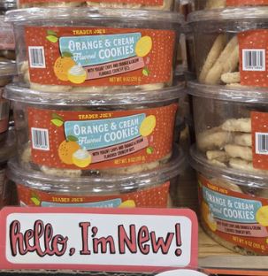 Trader Joe's Orange & Cream Flavored Cookies