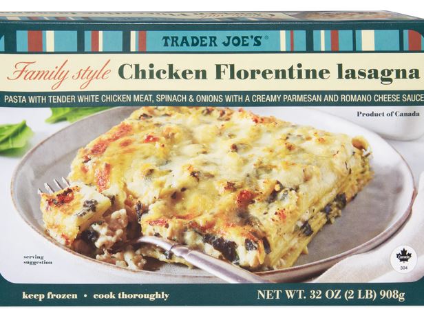 Trader Joe's Chicken Florentine Lasagna