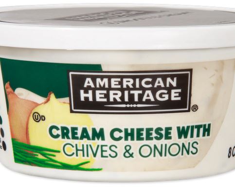 Trader Joe's American Heritage® Cream Cheese with Chives & Onions