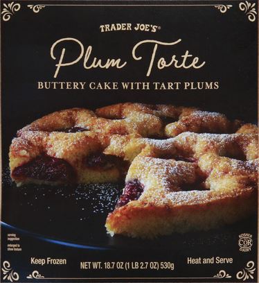 Trader Joe's Plum Torte